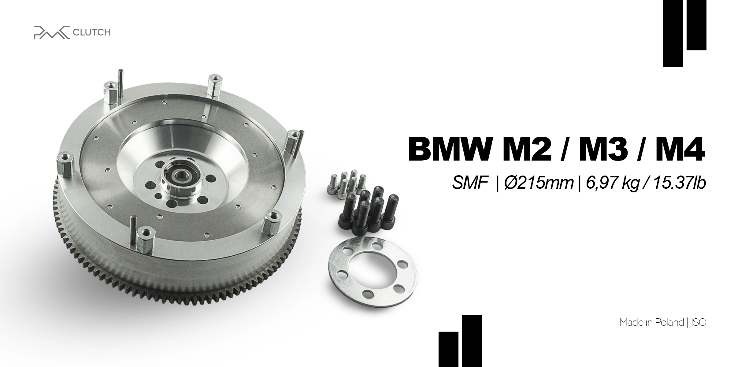 PMC Motorsport lightweight flywheel BMW F80 F82 F83 M2 M3 M4