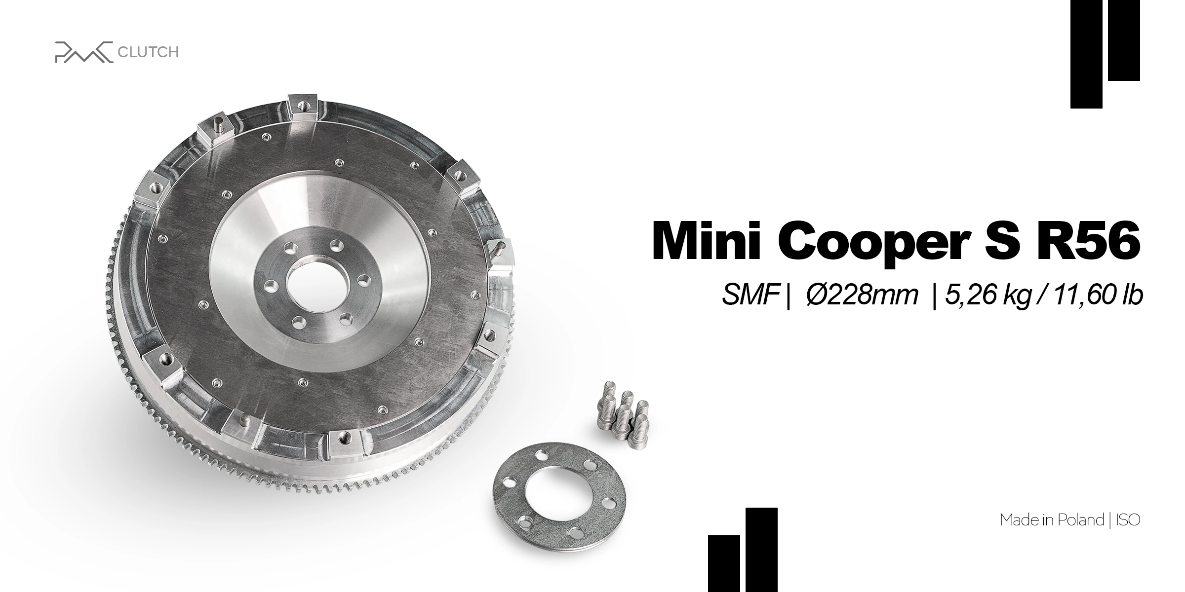 Leichtes Schwungrad Mini Cooper S R56 N14 - Ø228mm - 5,26 kg / 11,60 lb