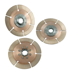 Kit de disques d'embrayage Tilton Engineering 64185-4-VTV-52 BMW M57 S54 M60 M62 S62 28x35-10N [184mm / 7.25"]