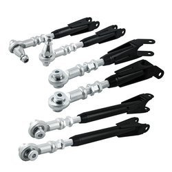 Set bracci oscillanti in acciaio regolabili per Nissan 350Z / Infiniti G35 – terminali Uniball