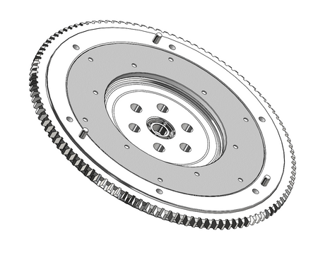 Leichtes Schwungrad Honda Civic 90-05 / CRX 90-91 / Del Sol 93-95 D-Series SOHC D13 D14 D15 D16 - 212mm / 9.45"